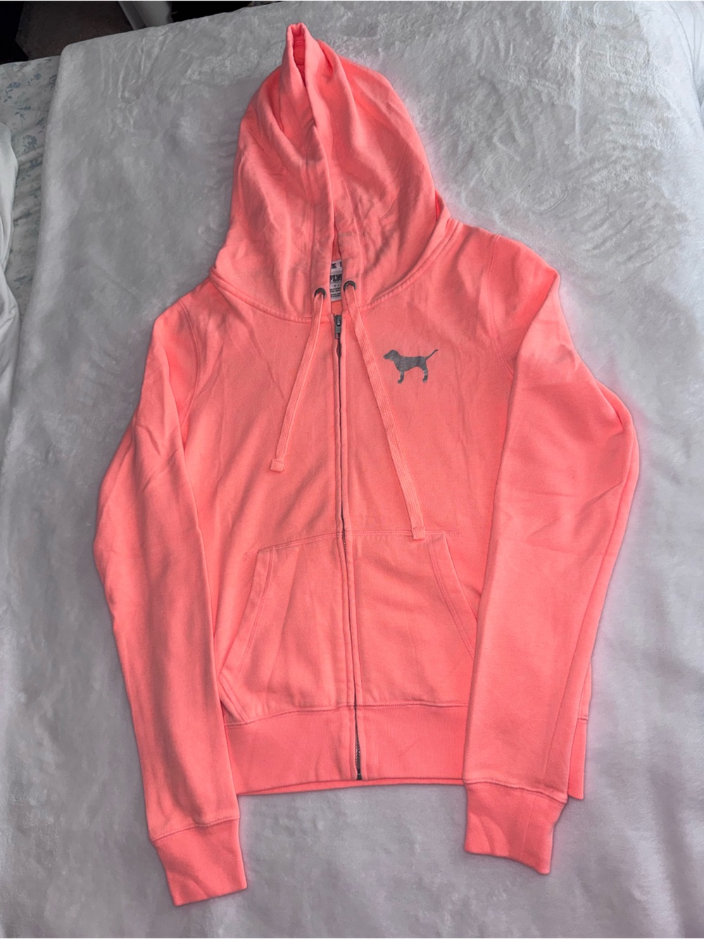Kids Peach Zip Hoodie